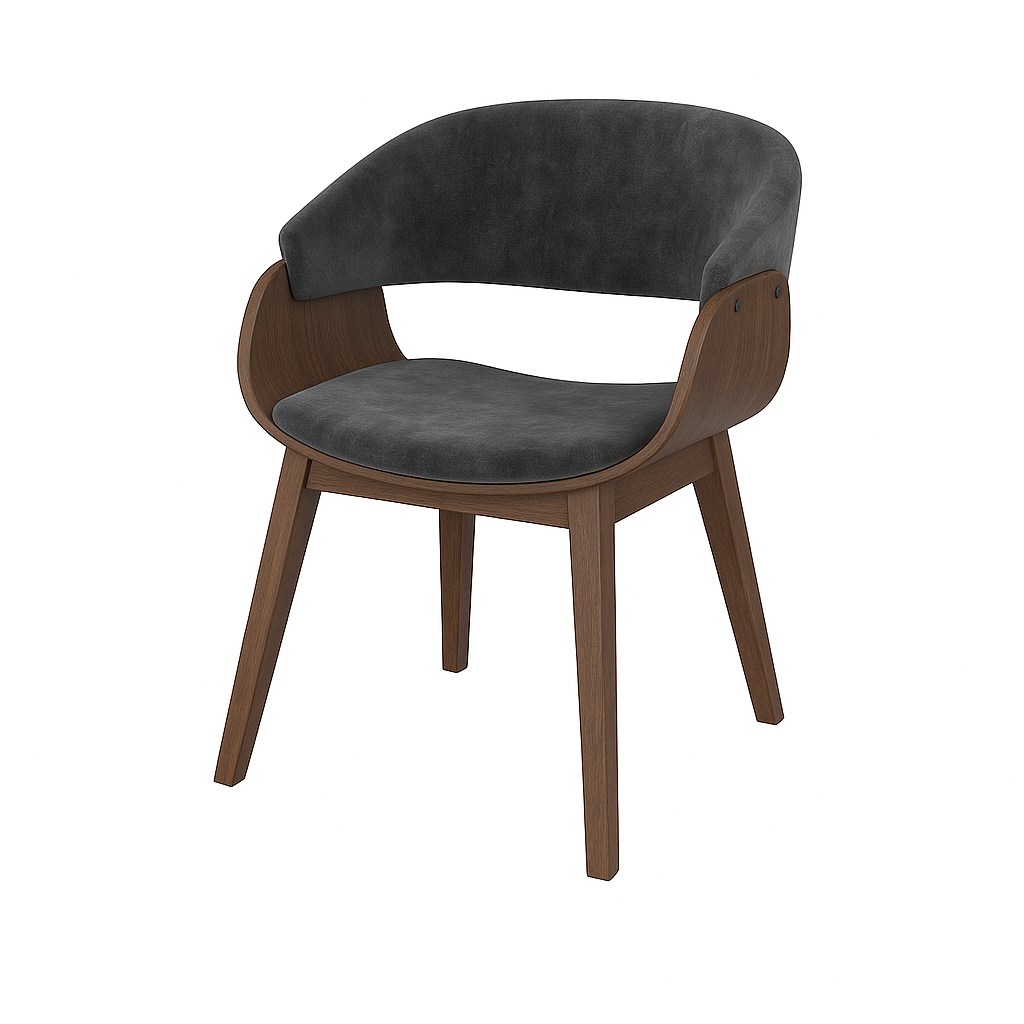 Scaun catifea VERDE | model BRANDO