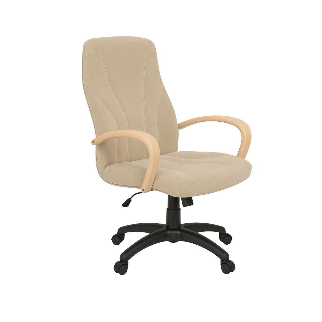 Scaun birou catifea BEJ | model BETA