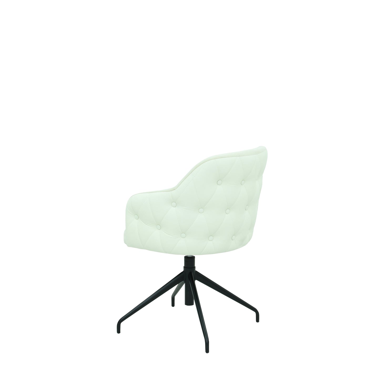 Scaun alb din material sau piele ✔ model TEONA