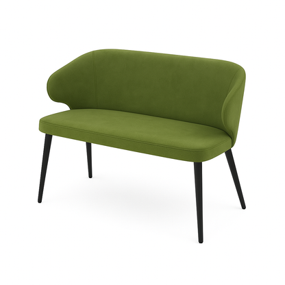 Bancheta catifea CAPRICE culoare VERDE DESCHIS