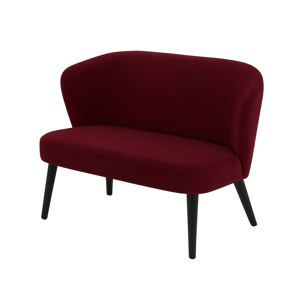 Bancheta catifea LOTUS culoare CARAMIZIU