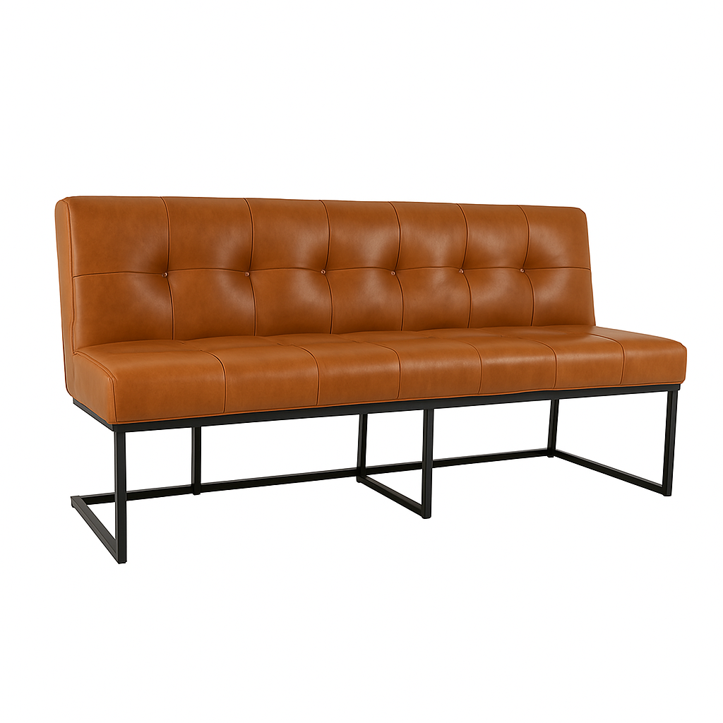 Bancheta piele  CABALLERO culoare MARO DESCHIS