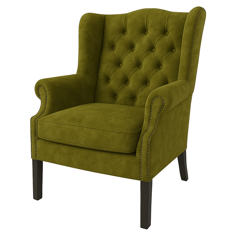 Fotoliu catifea VERDE | model MIR