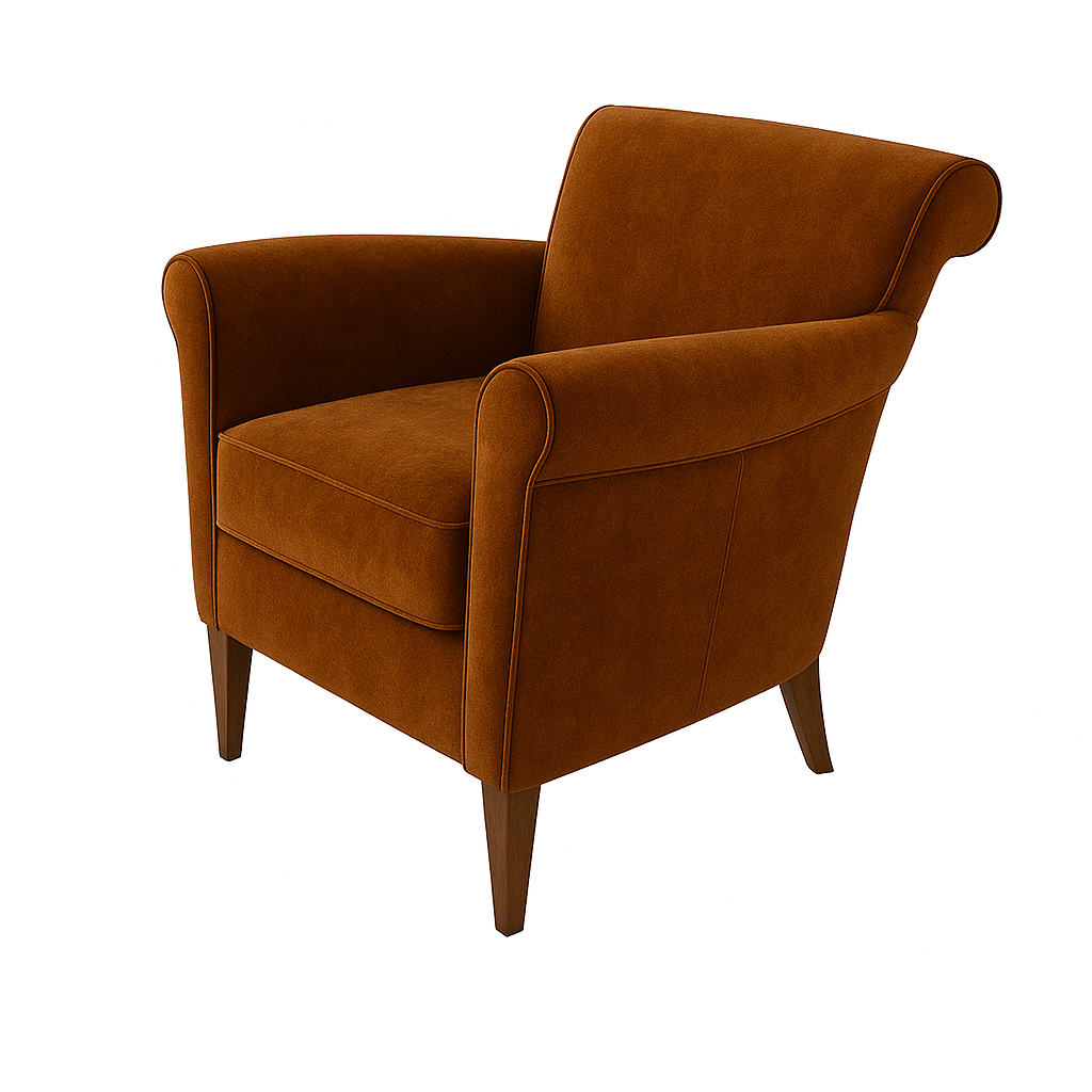 Fotoliu catifea MARO| model TALI