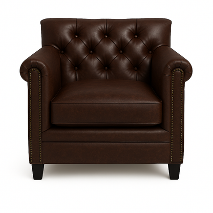 Fotoliu piele MARO INCHIS | model TAN