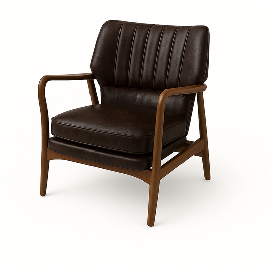 Fotoliu piele MARO INCHIS | model VIA