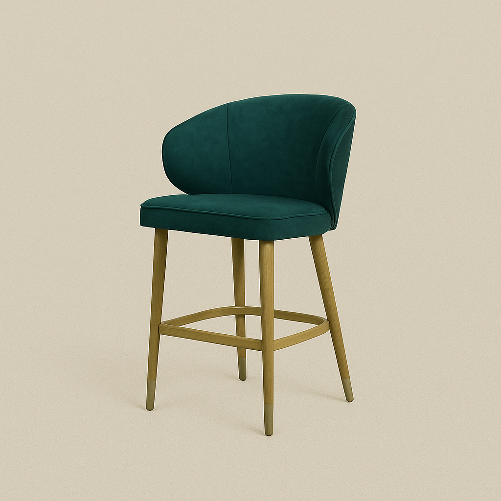 Scaun bar catifea | model CAPRICE