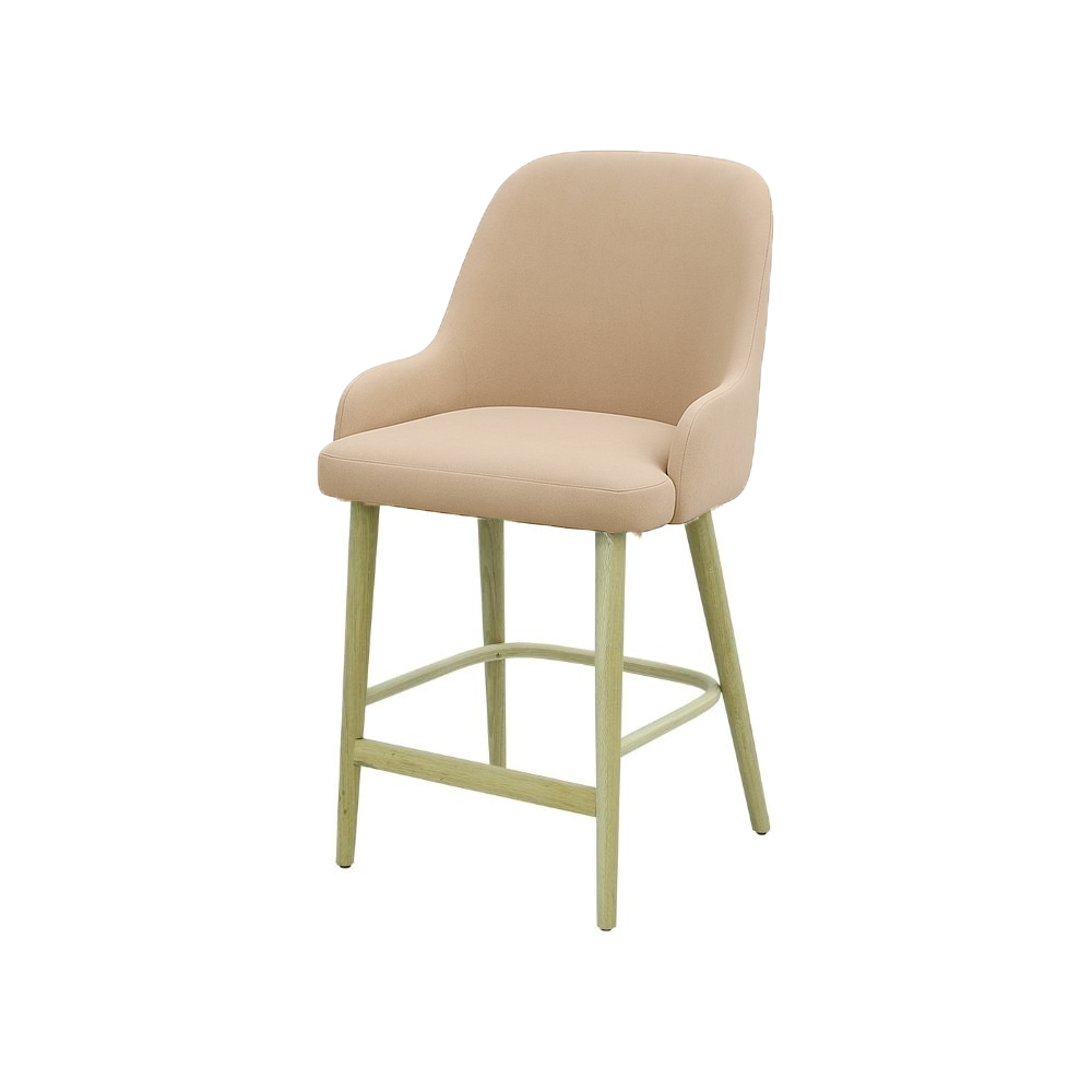 Scaun bar catifea VERDE | model ROCCO