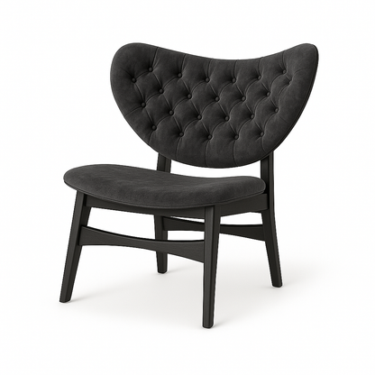 Scaun tip fotoliu catifea GRI | model SAMUEL