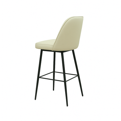 Scaun bar piele naturala VERDE | model FOX