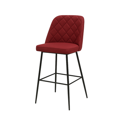 Scaun bar piele naturala VERDE | model FOX