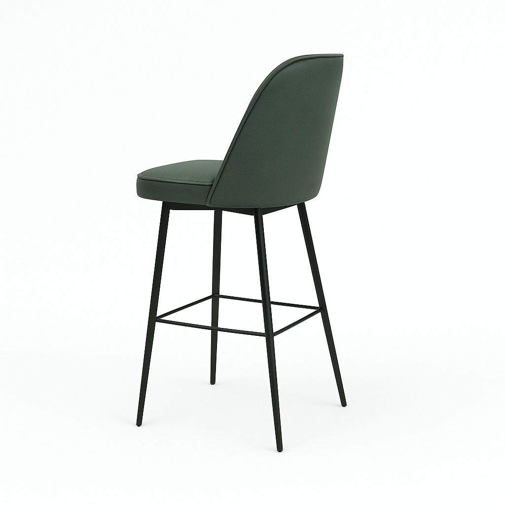 Scaun bar piele naturala BEJ | model FOX