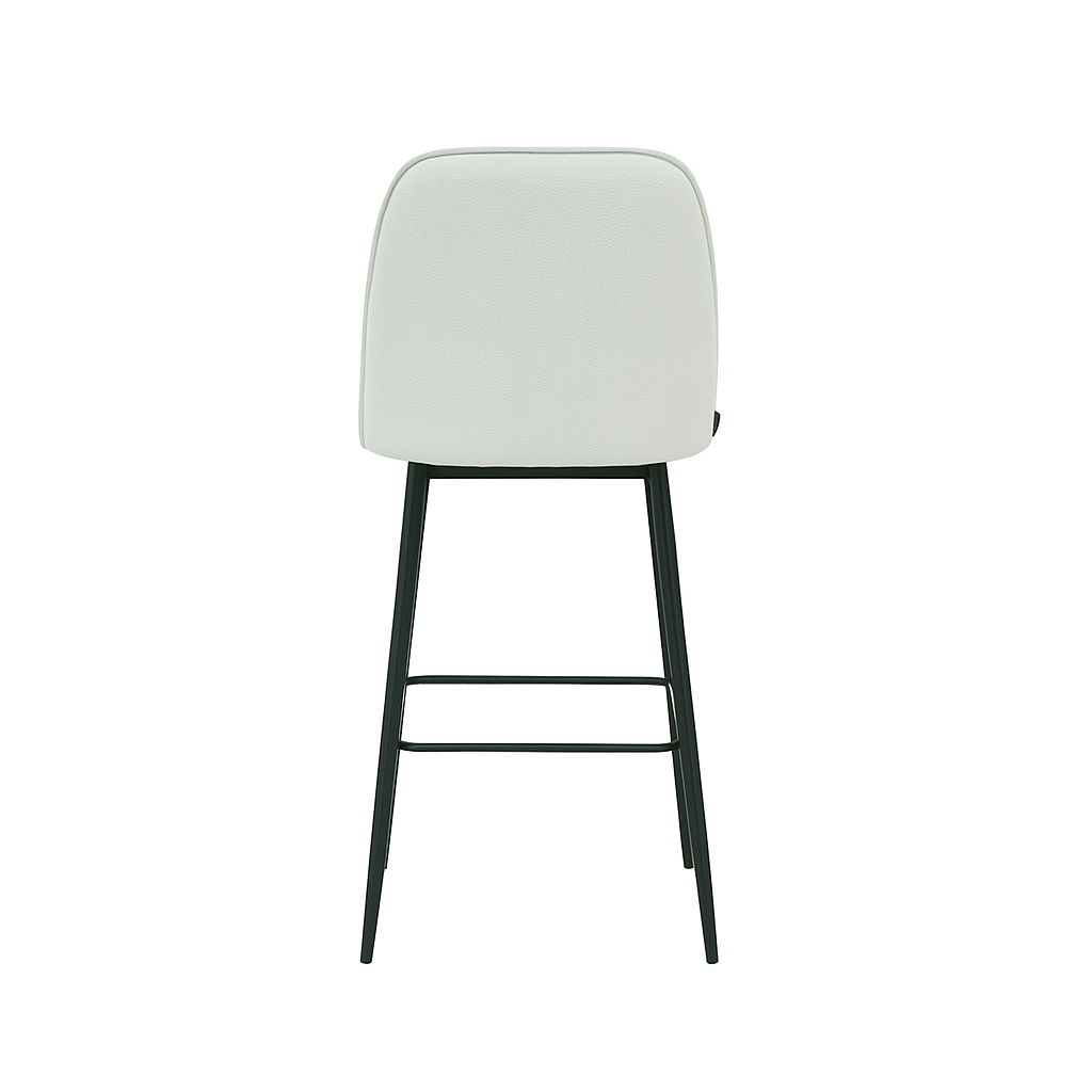 Scaun bar piele naturala VERDE | model FOX