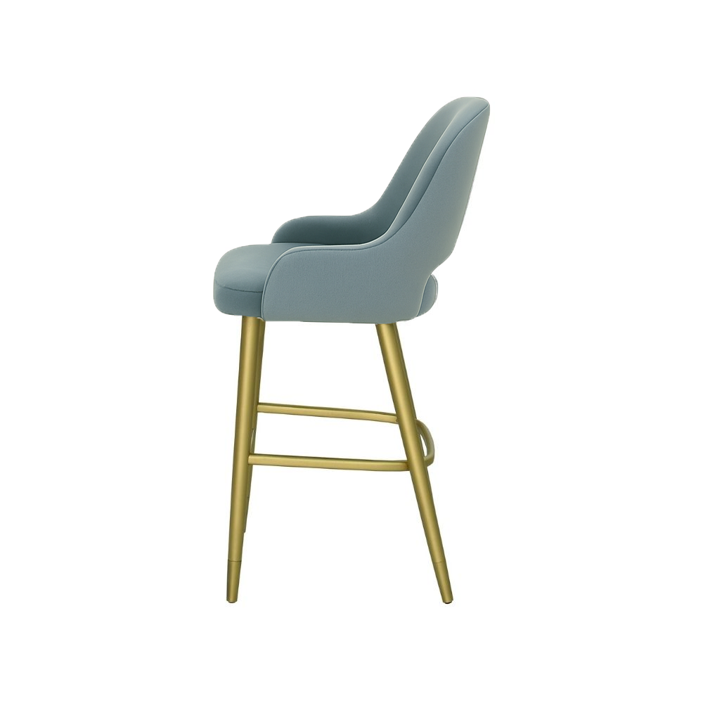 Scaun bar catifea | model HUGO