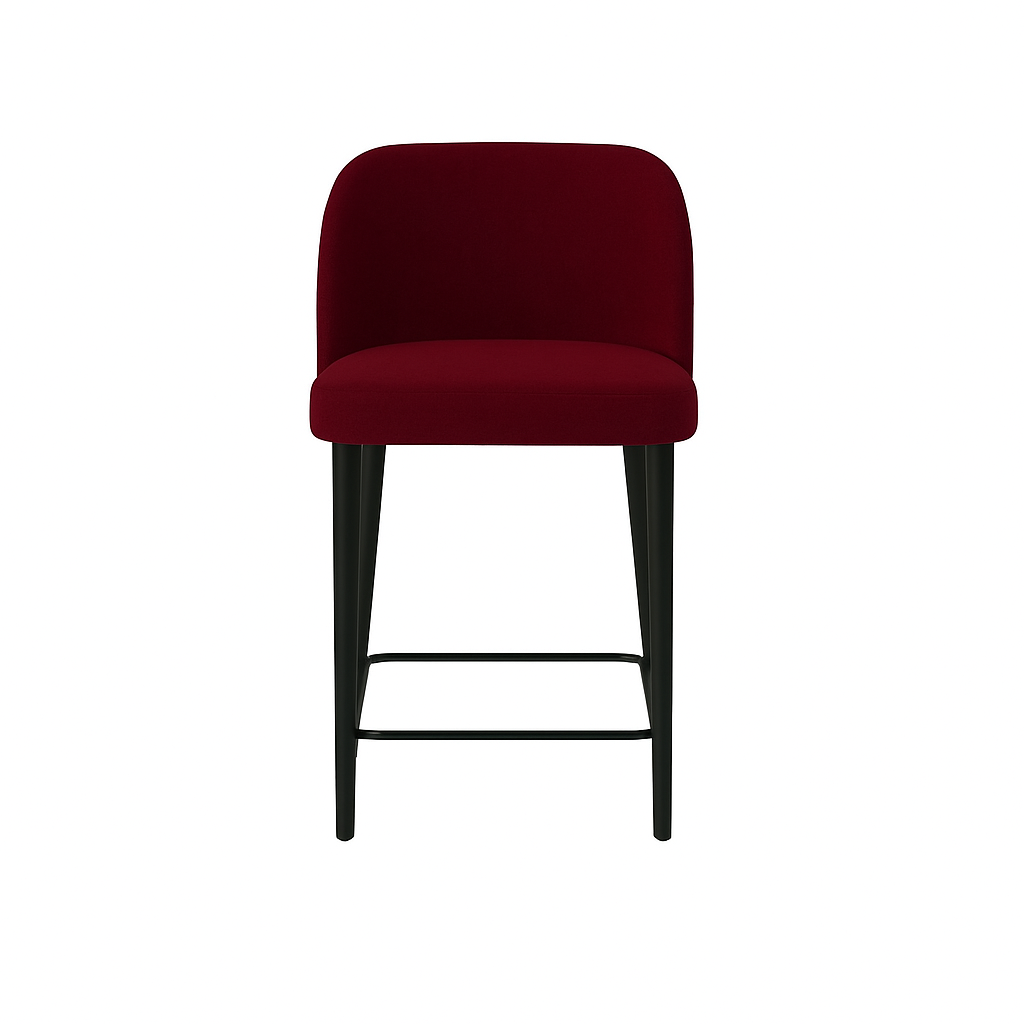 Scaun insula catifea GALBENA | model IVA