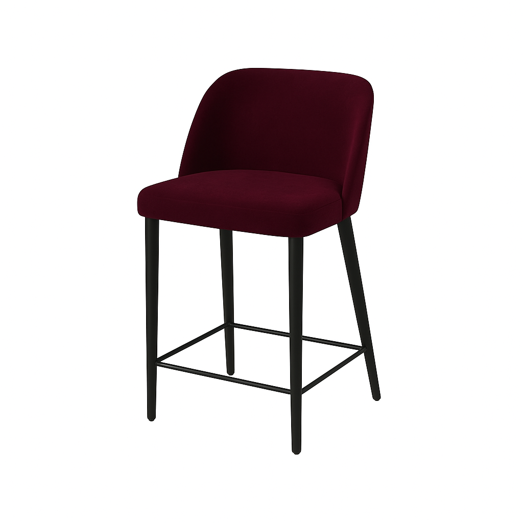 Scaun insula catifea ROZ | model IVA