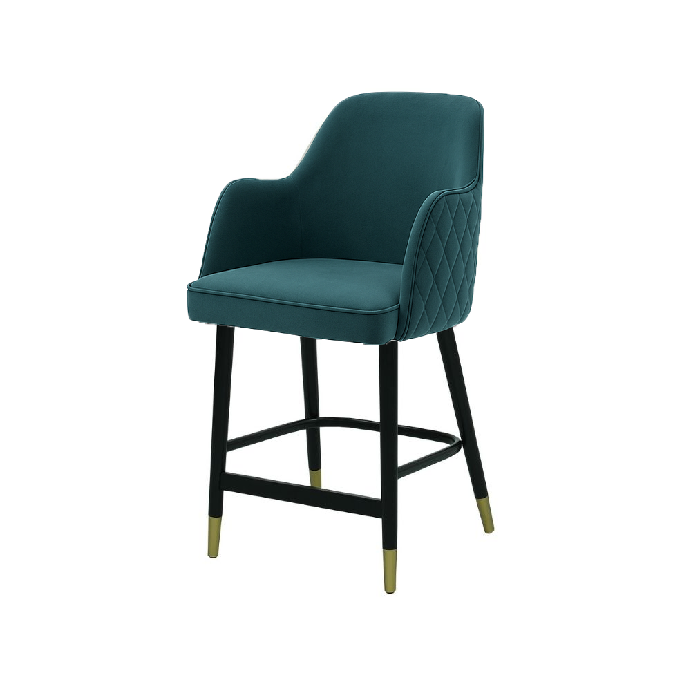 Scaun bar catifea ALBASTRA | model PINO X