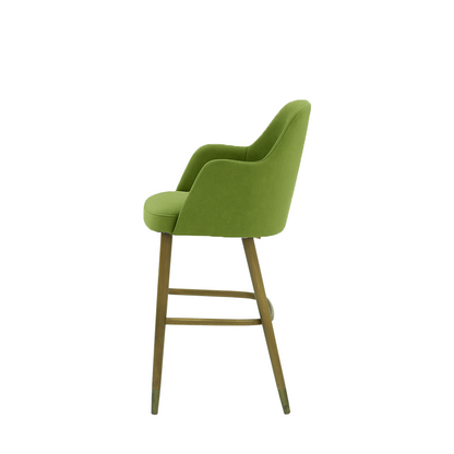 Scaun bar catifea GALBENA | model PINO