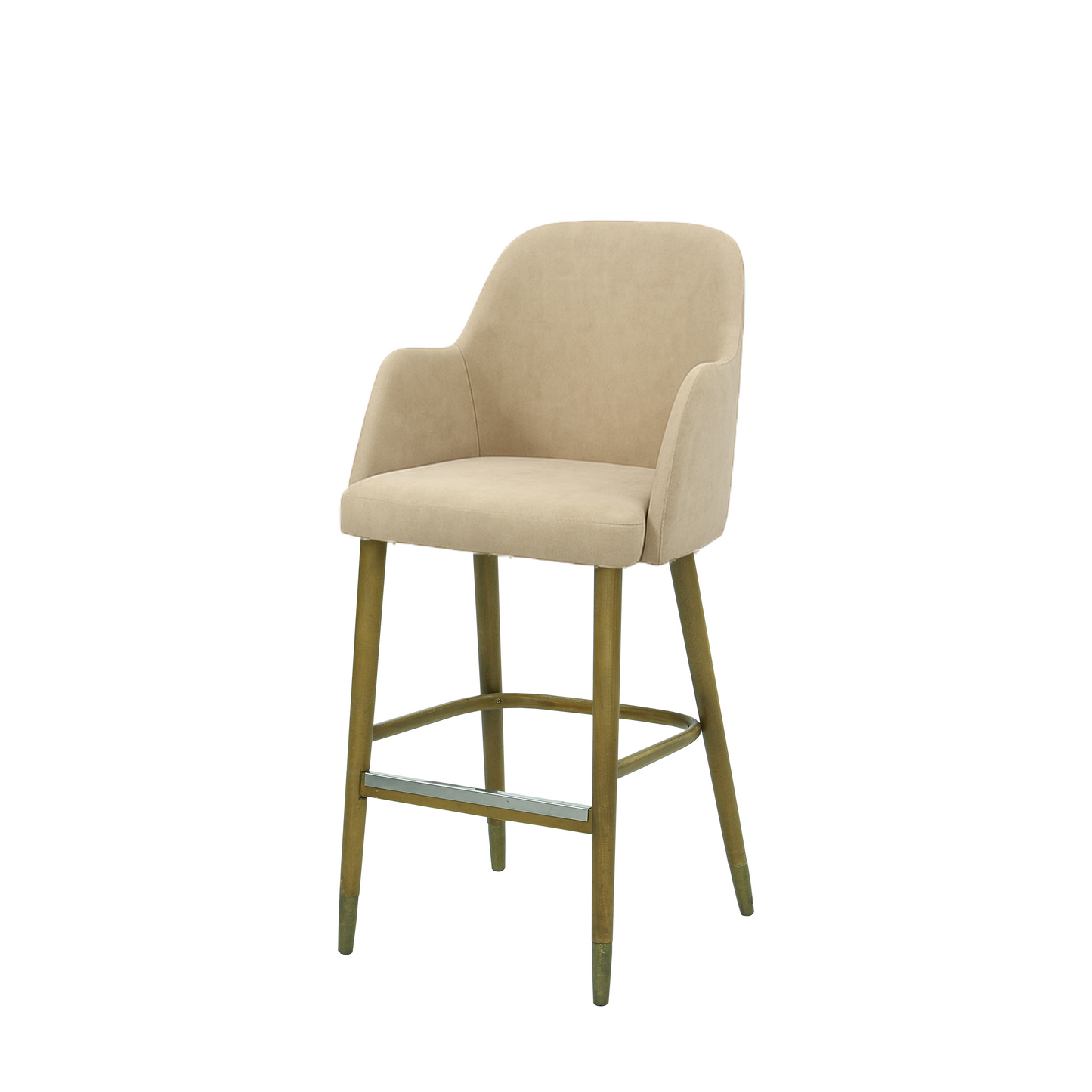 Scaun bar catifea ROZ | model PINO