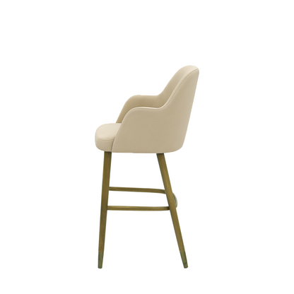 Scaun bar catifea GALBENA | model PINO