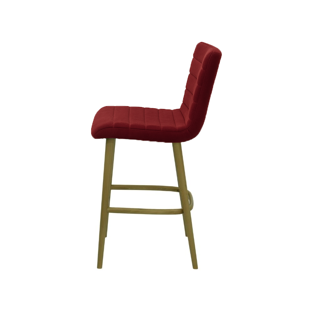 Scaun insula catifea GALBENA | model RIGA