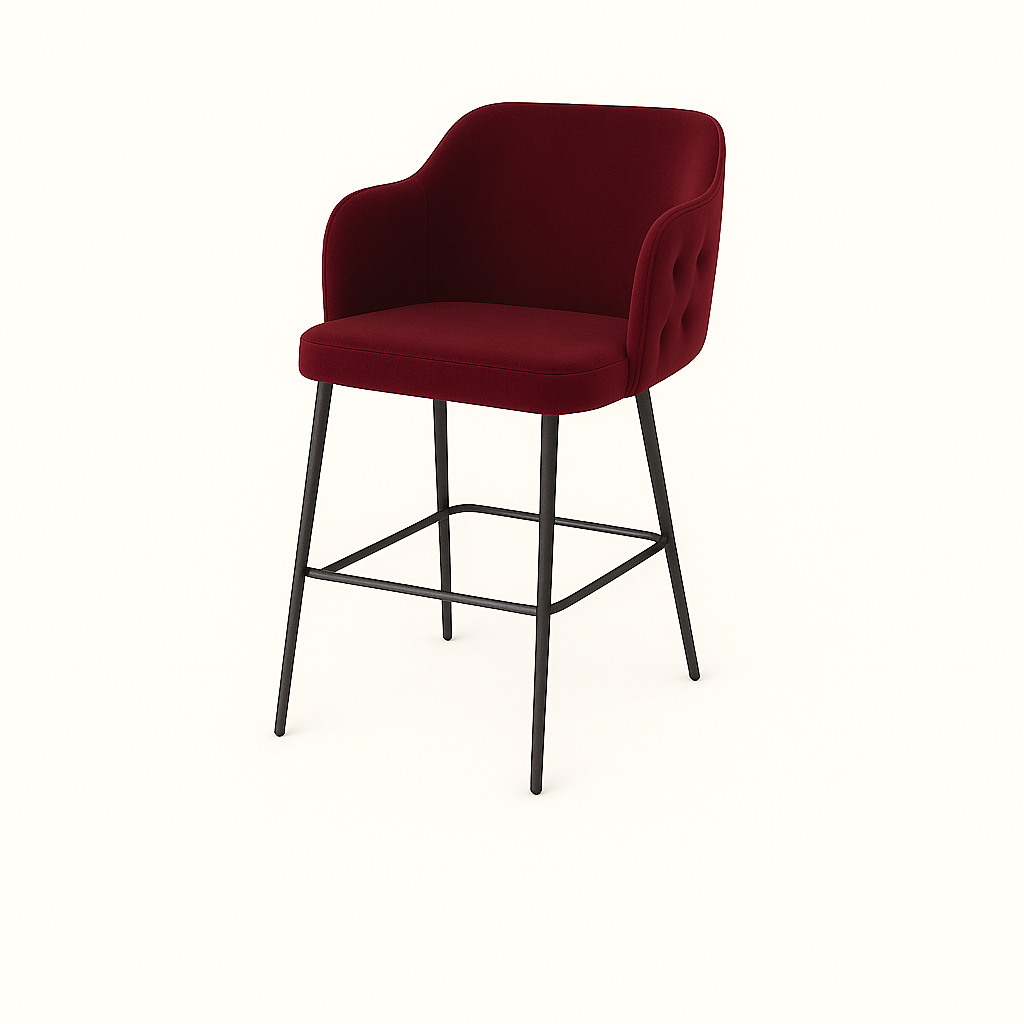 Scaun bar catifea | model TEONA