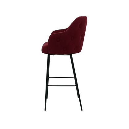 Scaun bar catifea TURCOAZ | model TEONA