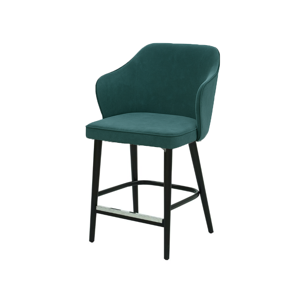 Scaun bar catifea BORDO | model ZEUS