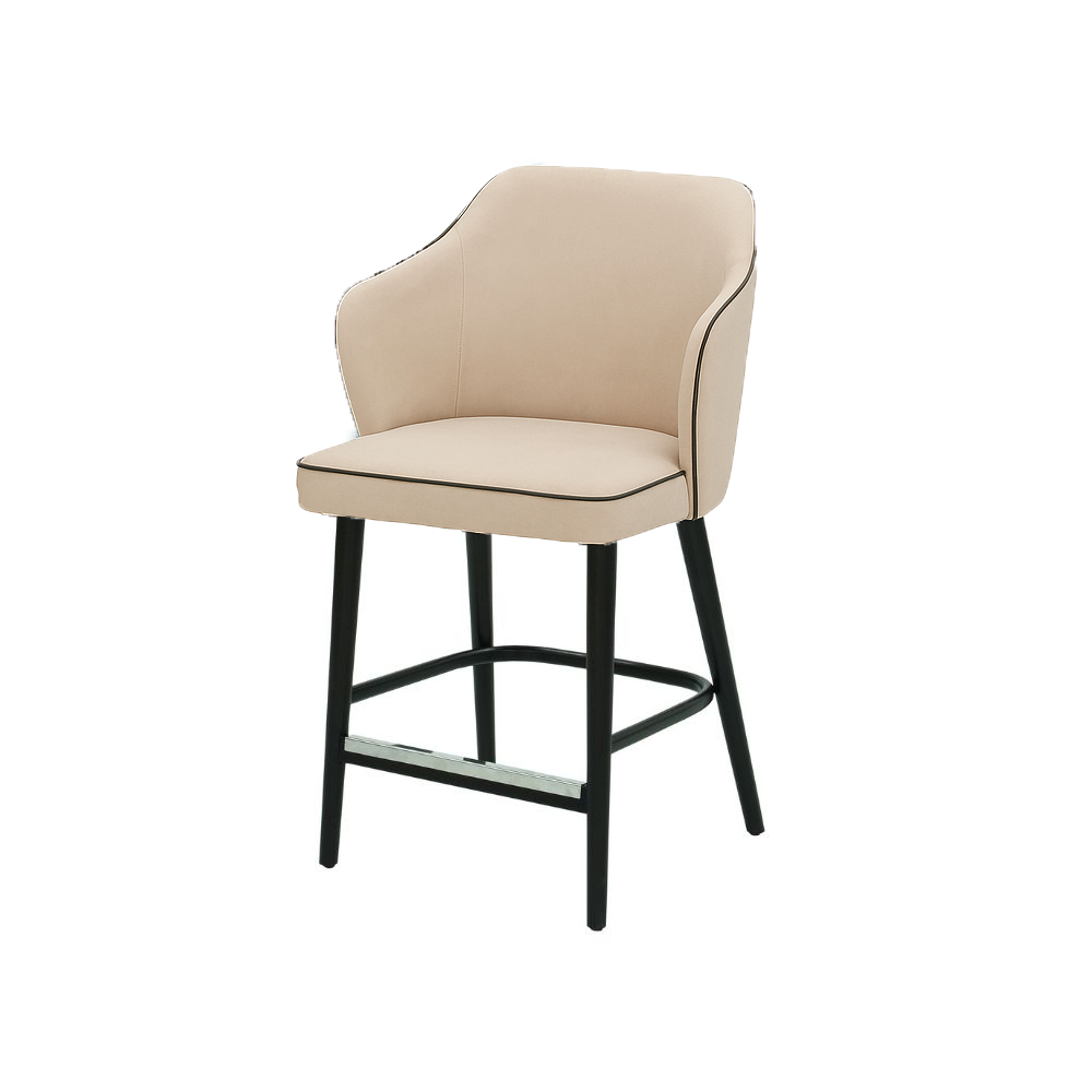 Scaun bar catifea TURCOAZ | model ZEUS