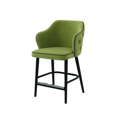 Scaun bar catifea GALBENA | model ZOE