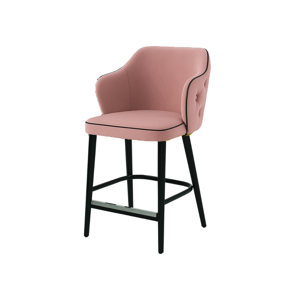 Scaun bar catifea BEJ | model ZOE