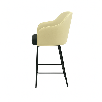 Scaun bar piele BEJ | model ALEX