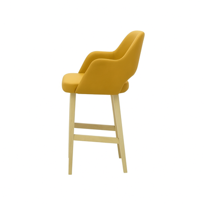 Scaun bar piele ALBA | model APRIL