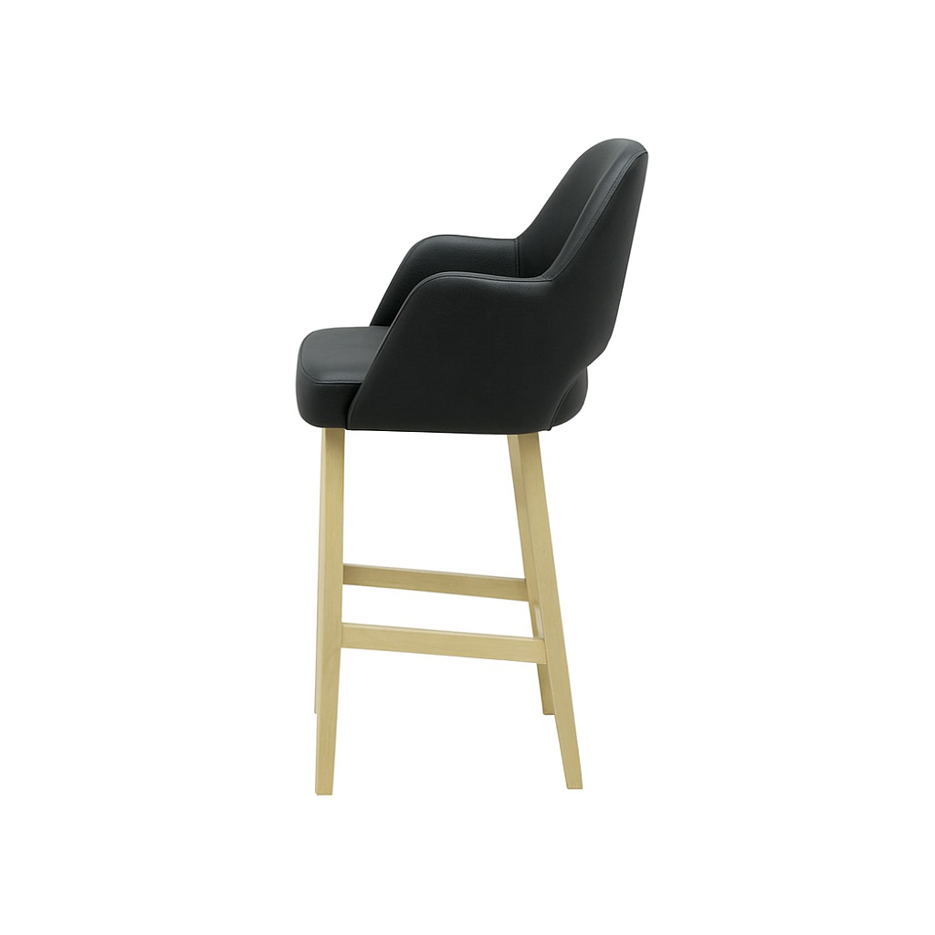 Scaun bar piele naturala | model APRIL