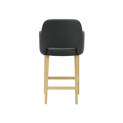 Scaun bar piele VERDE | model APRIL