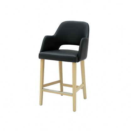 Scaun bar piele ALBA | model APRIL