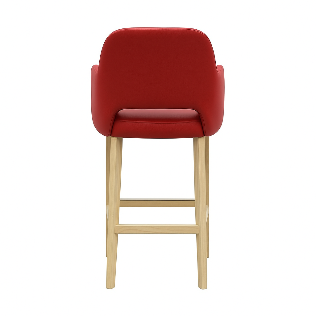 Scaun bar piele ALBA | model APRIL