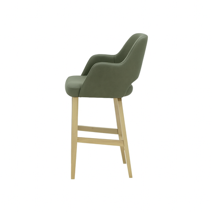 Scaun bar piele naturala | model APRIL