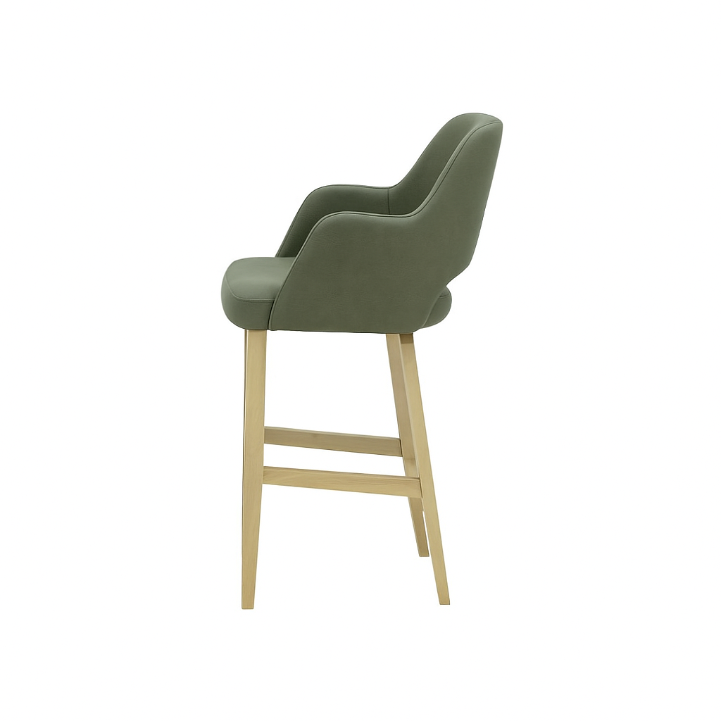 Scaun bar piele ROSIE | model APRIL