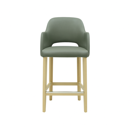 Scaun bar piele naturala | model APRIL