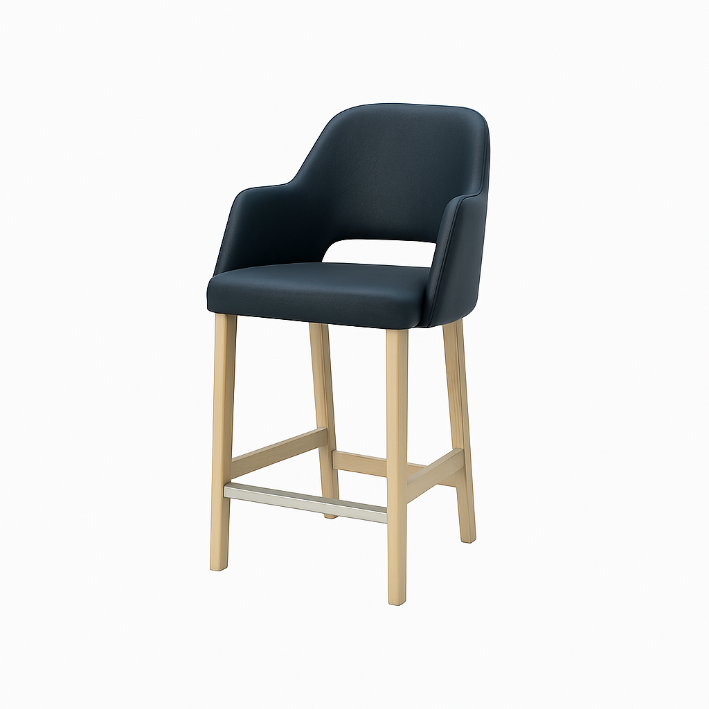 Scaun bar piele ROSIE | model APRIL