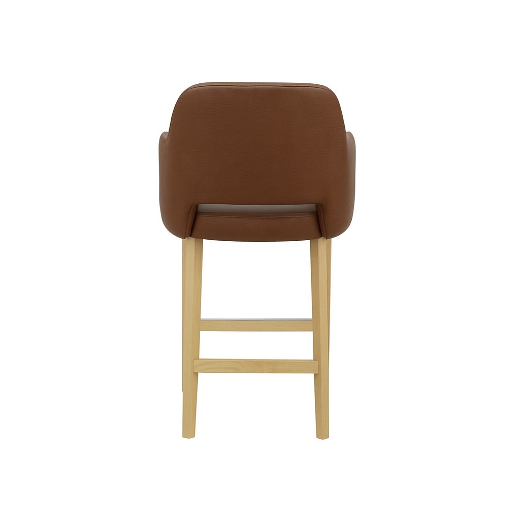 Scaun bar piele ALBA | model APRIL