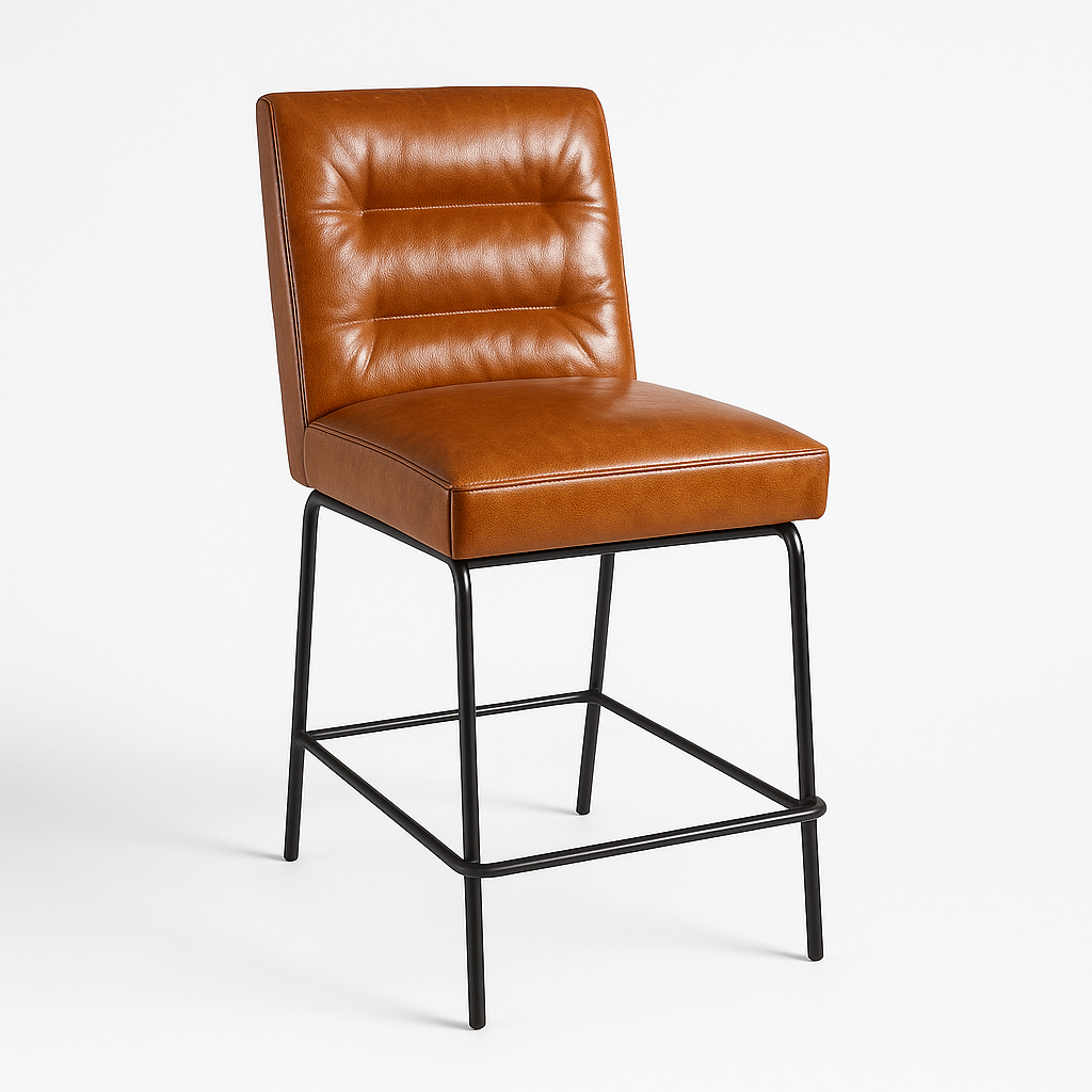 Scaun bar piele MARO DESCHIS | model DAG