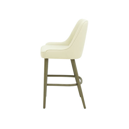 Scaun bar piele GALBENA | model GINA