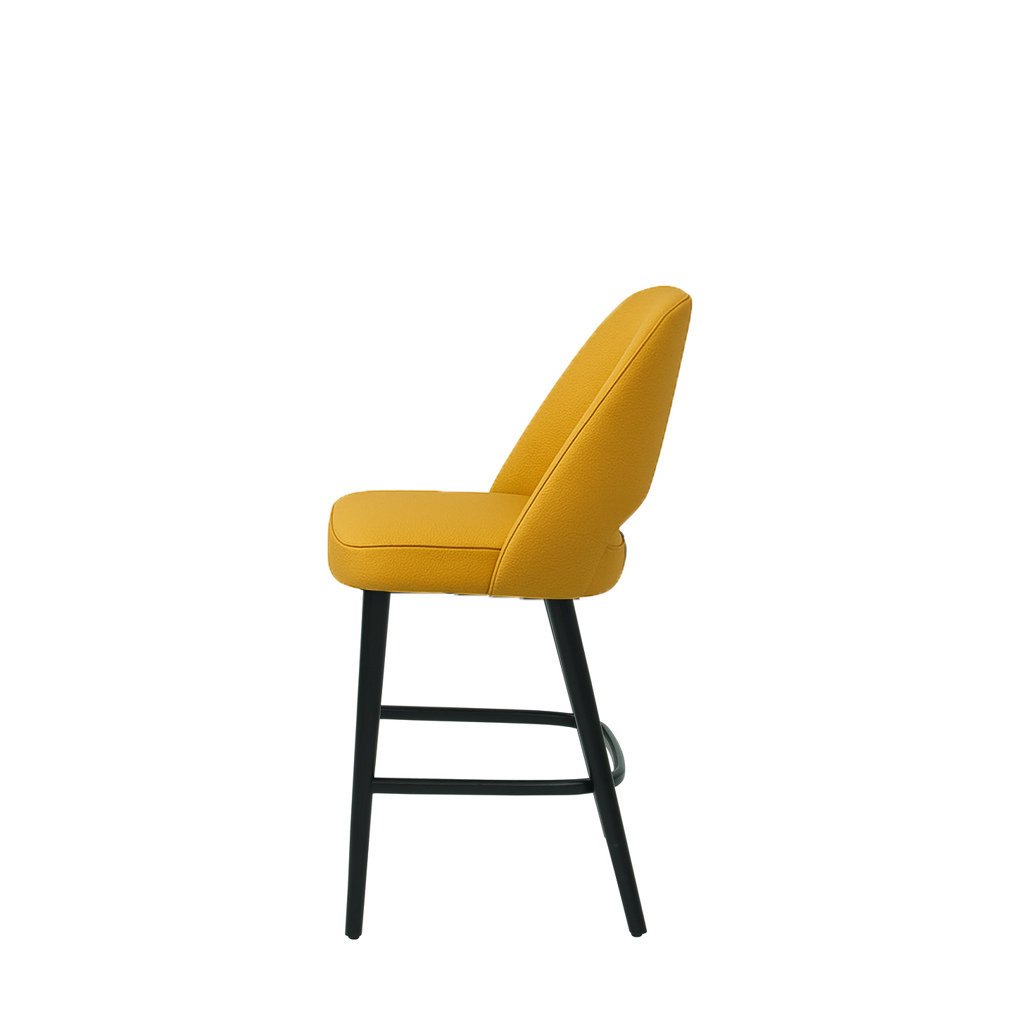 Scaun bar piele GALBENA | model GABE