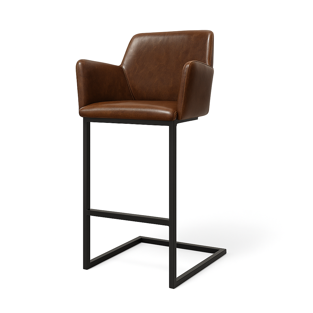 Scaun bar piele MARO | model GIAN