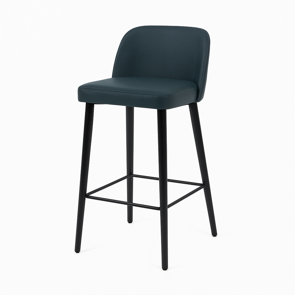 Scaun bar piele VERDE | model IVA