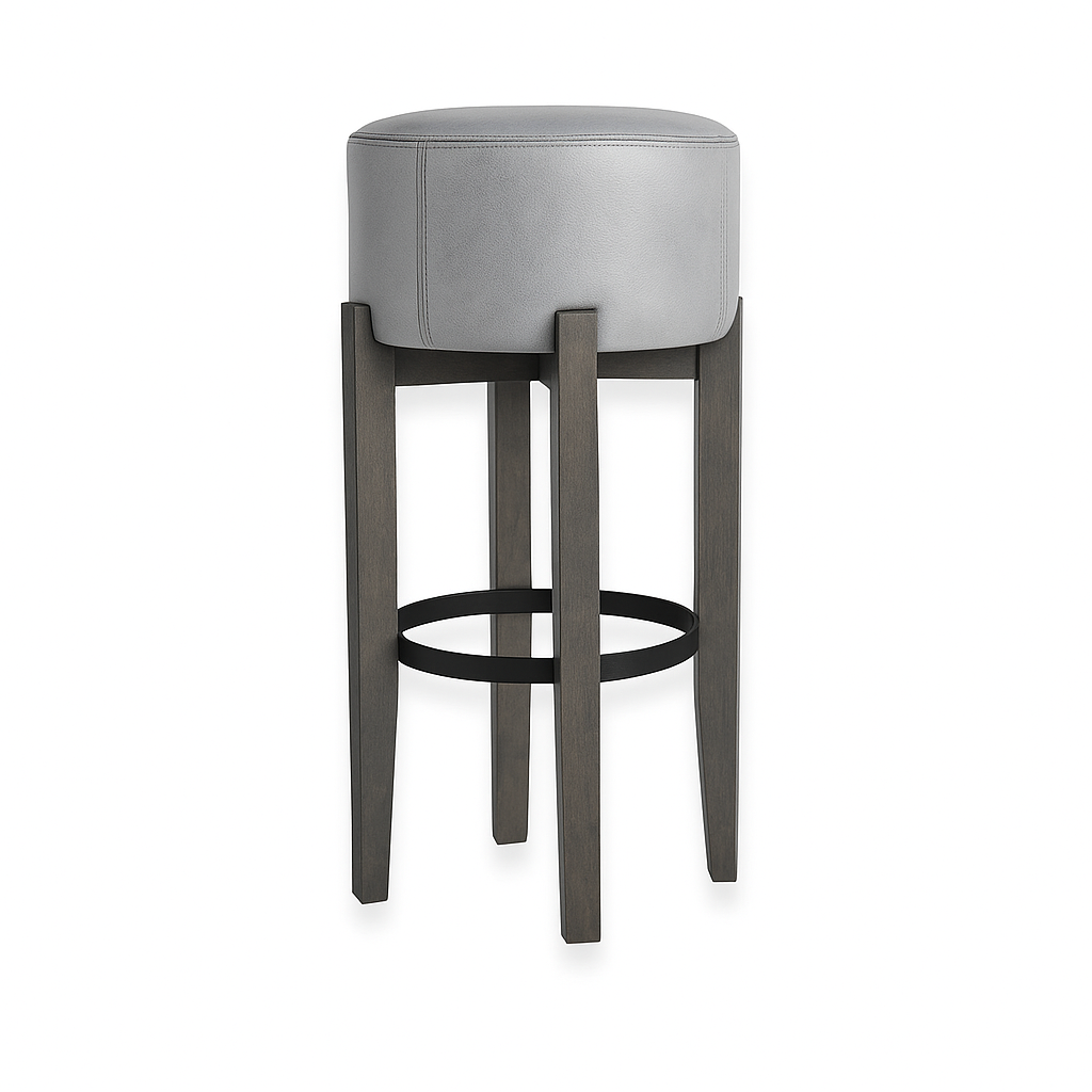 Scaun bar piele GRI | model MERI