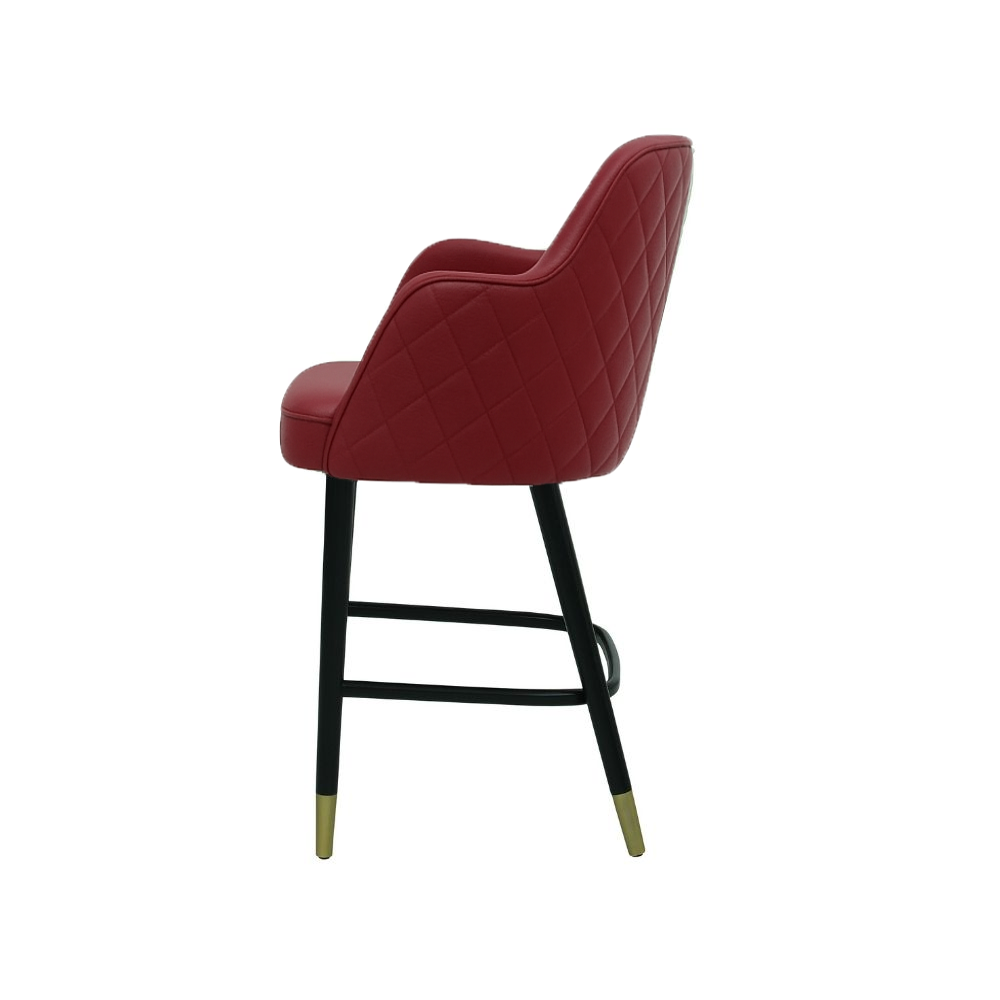 Scaun bar piele VERDE | model PINO X