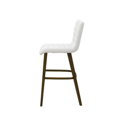 Scaun bar piele naturala ALBASTRA | model RIGA